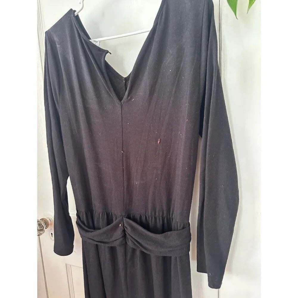 Old Navy women’s size large black criss cross jumpsuit - Picture 8 of 11